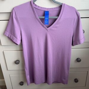 Kit & Ace Lavender V-Neck Women's Top
